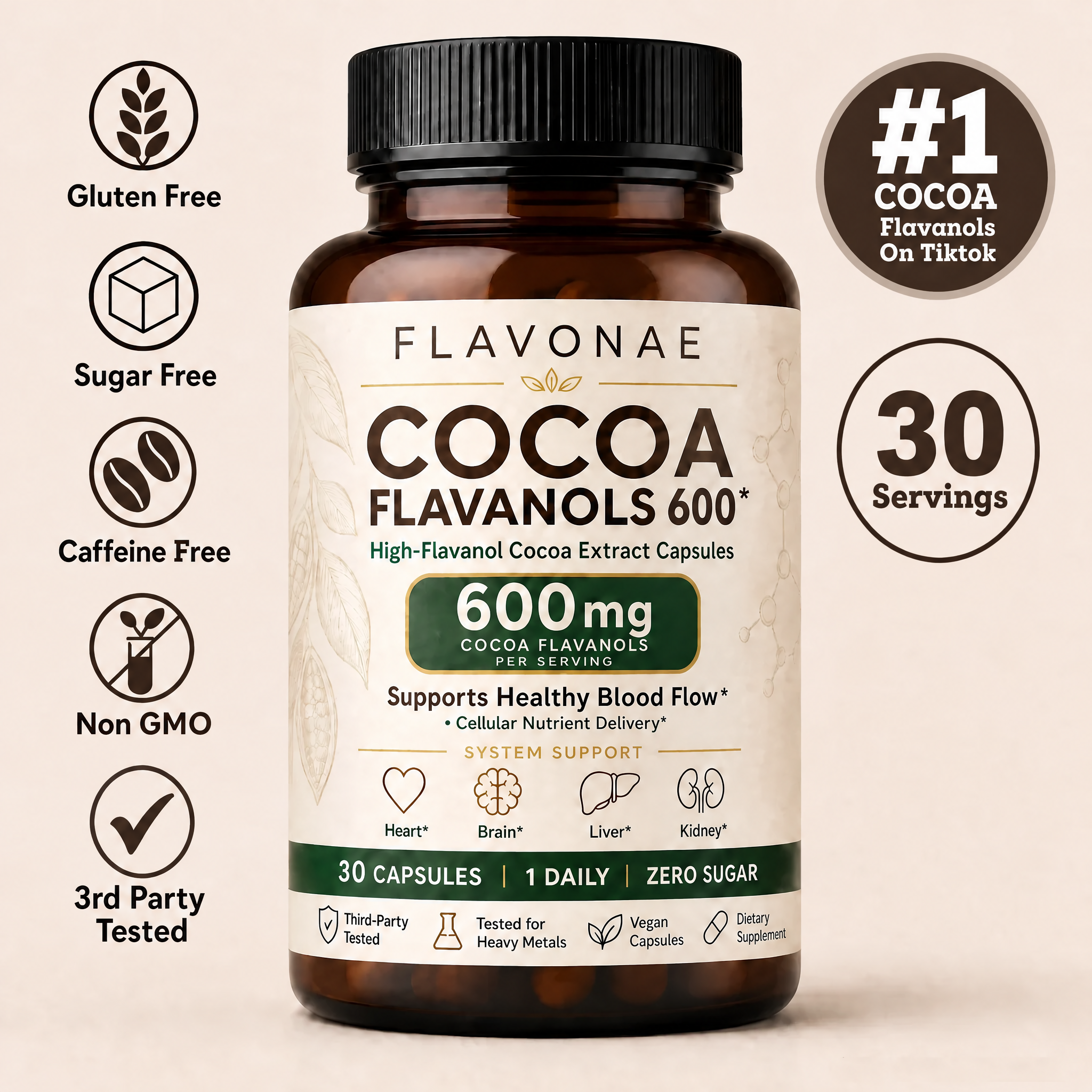 Flavonae Cocoa Flavanols Capsules