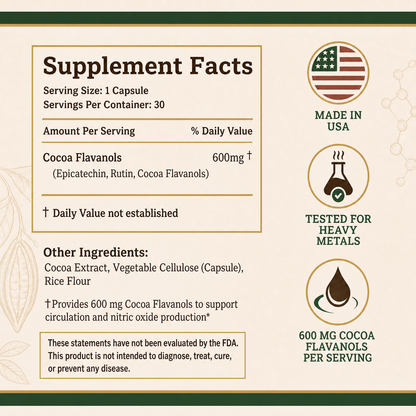 Flavonae Cocoa Flavanols Capsules